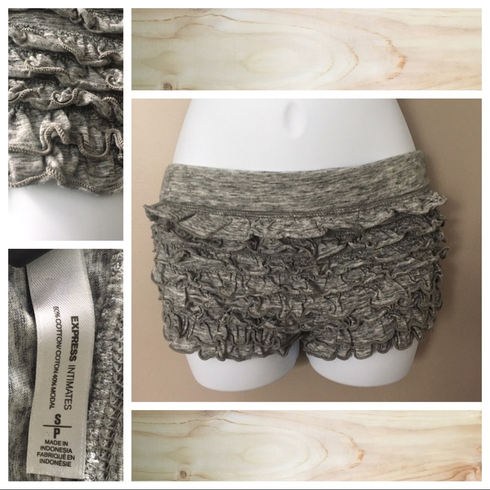 Express Intimates ruffle booty pajama shorts